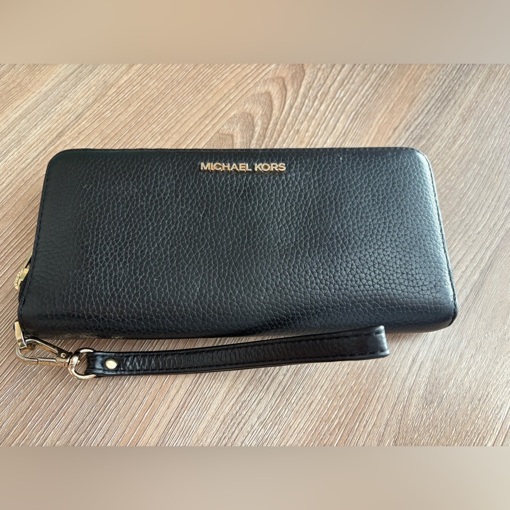Michael Kors Black Leather Wallet